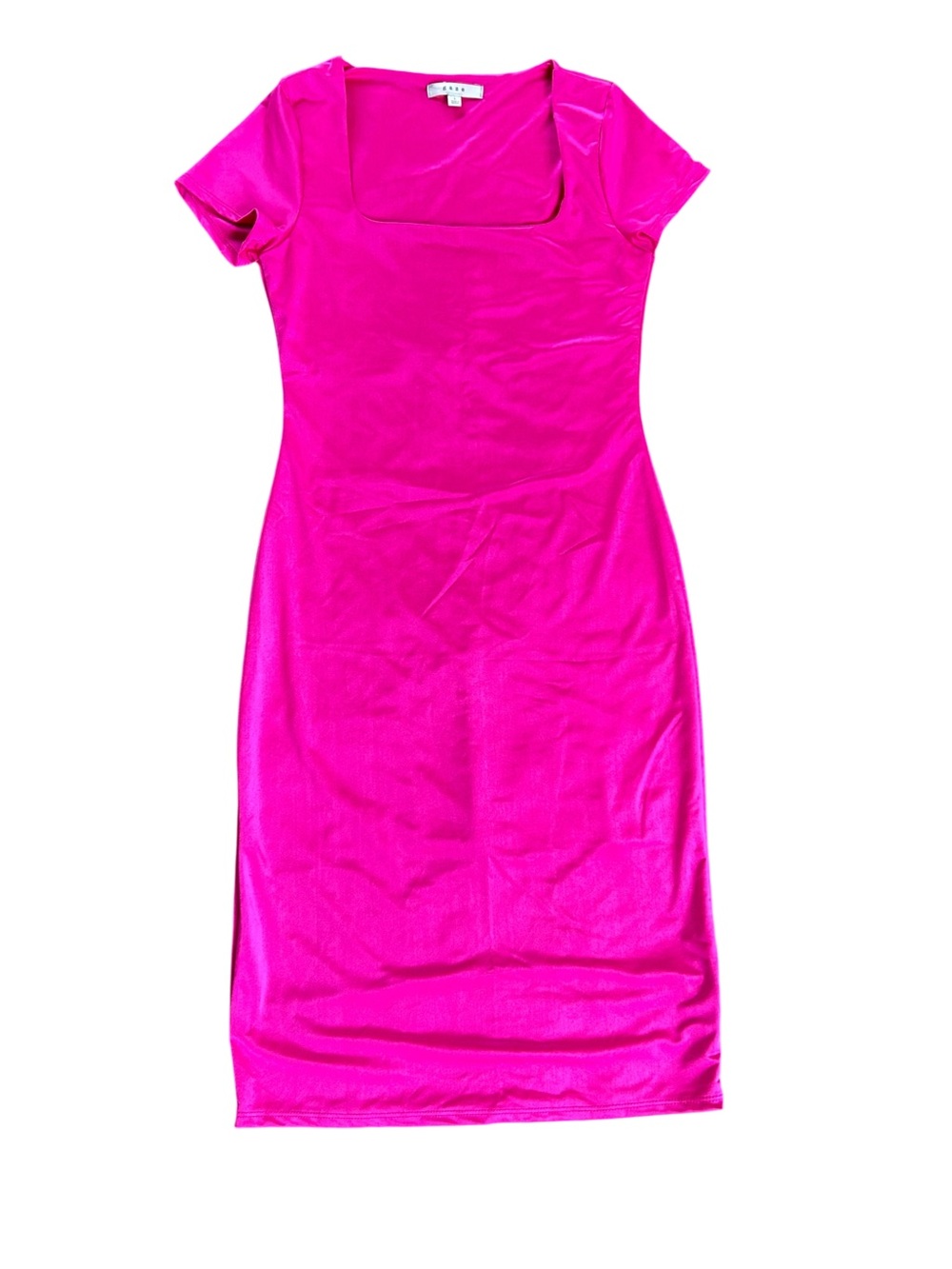 Gaze Women’s Large Hot Pink Bright Fushia Bodycon Dress